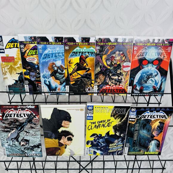 Detective Comics Rebirth Batman 1001 1008-1111 1113 1022 1027 Annuals 1-2 Lot - Picture 1 of 6
